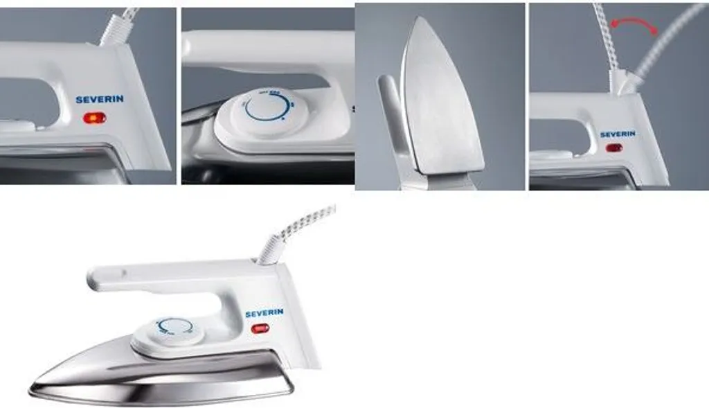 SEVERIN Bügeleisen BA 3211 1.200 Watt Weiß – Bild 13