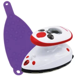 Gritzner Bügeleisen Mini (rot) Mit Lila Ablage