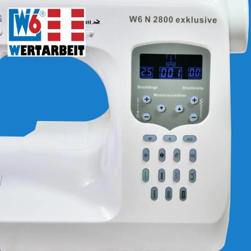 W6 Nähmaschine N 2800 Exklusive – Bild 7