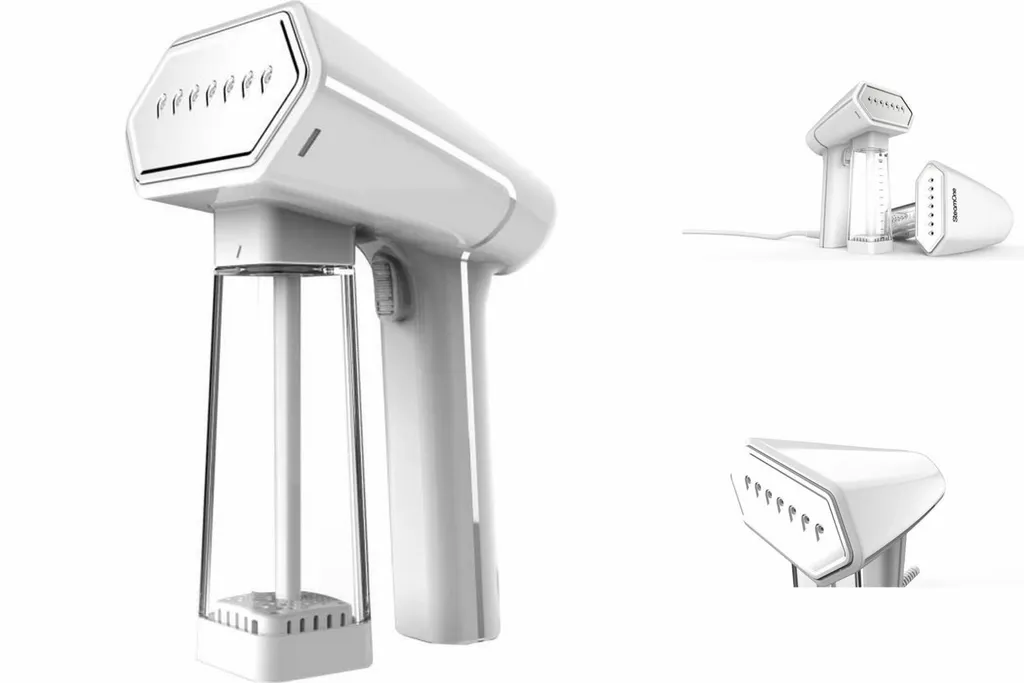 STEAMONE SN20GW - Weißer Tragbarer Dampfgarer - 1600 W - 25 G Pro Minute - Fertig In 45 Scd - 140 Ml – Bild 6