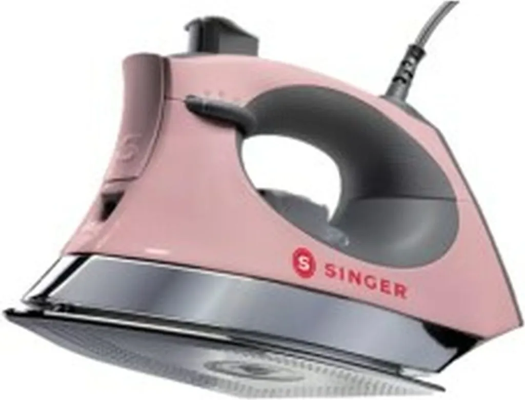 Singer SteamCraft Dampfbügeleisen Pink Anti-Kalk Filter Vertikaler Dampfmodus – Bild 2