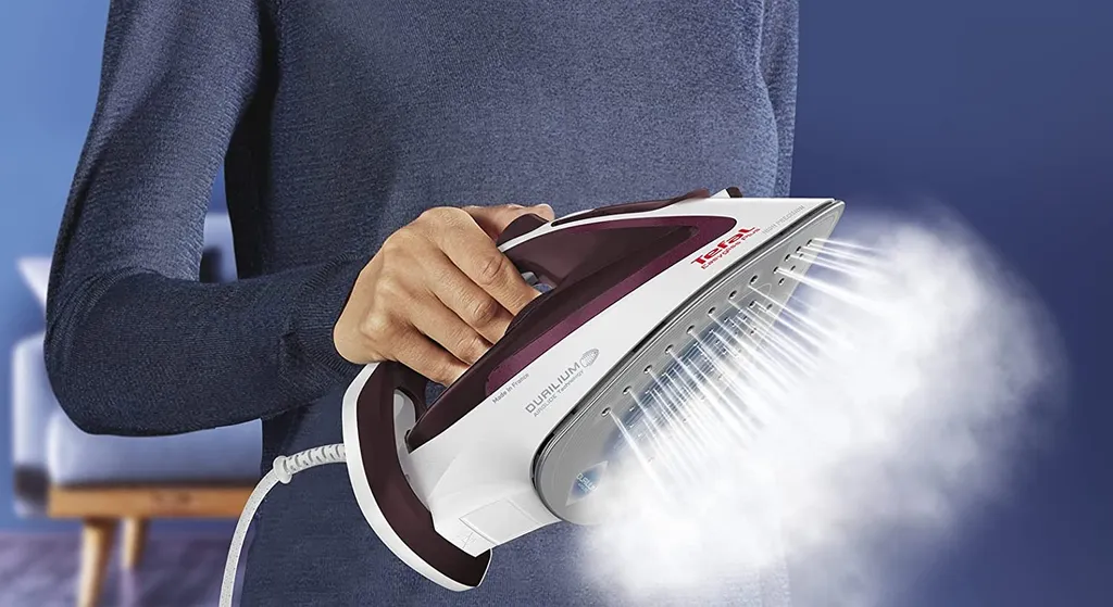 Tefal Dampfbügeleisen Easygliss FV5714 Weiß/beere – Bild 10