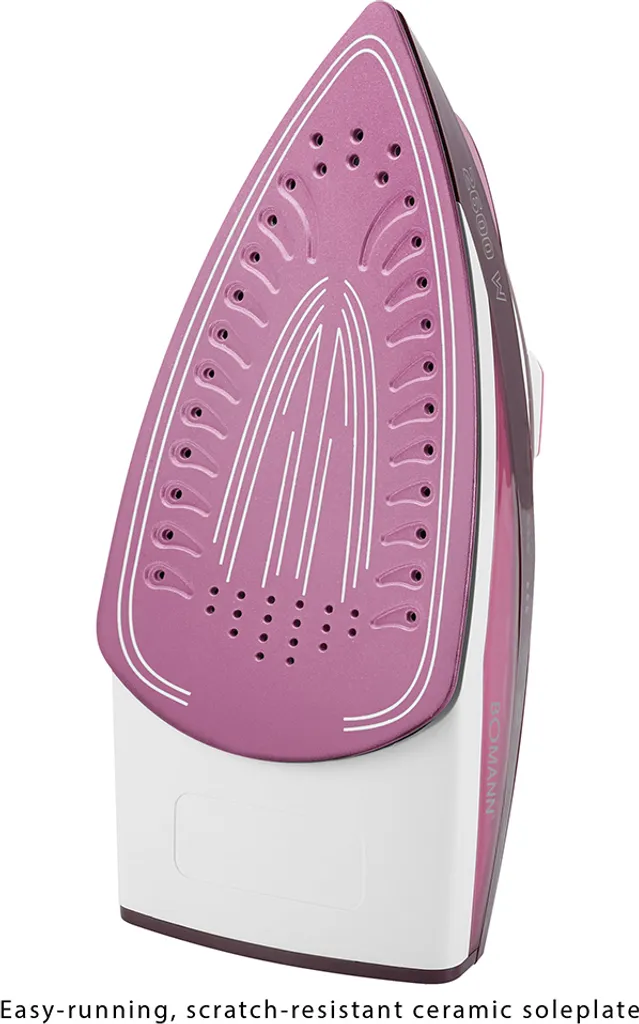 BOMANN Dampfbügelautomat DB 6005 CB Weiß/rot Dampf Bügeleisen 7 Funktionen – Bild 2