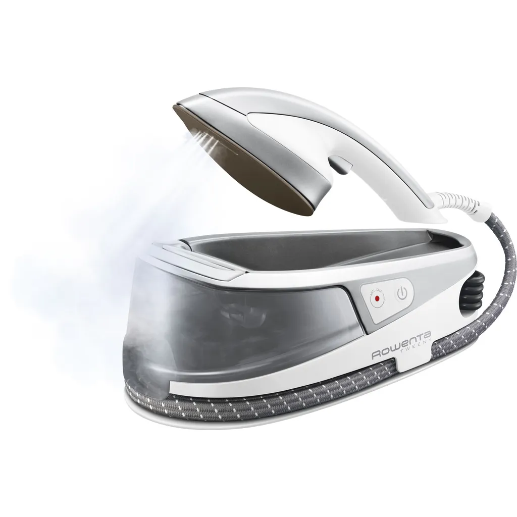 Rowenta NR5011D1 Tweeny 2 In 1 Dampfbügeleisen Und Dampfglätter, Dampfbügelstation, Dampfstation, Bügeleisen, 1500 Watt, Weiß/grau – Bild 3