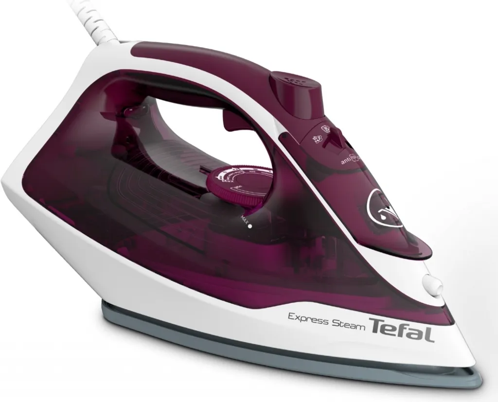 Tefal FV2835 Express Steam - Dampfbügeleisen - Weiß/violett – Bild 3
