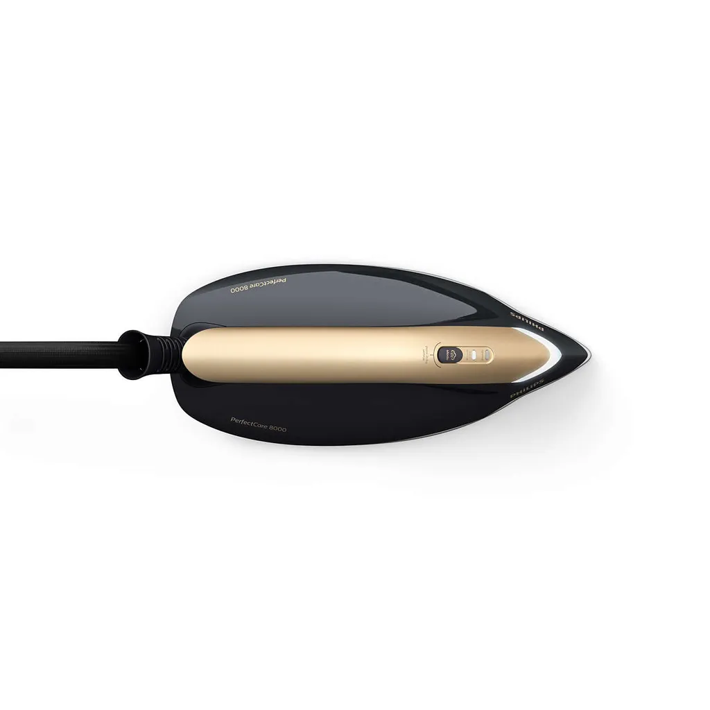 Philips PerfectCare Bügelstation, Keramiksohle, 170 G/min Konstanter. Dampf, 8.5 Bar, 2700 W, Schwarz (PSG8140/80) – Bild 2