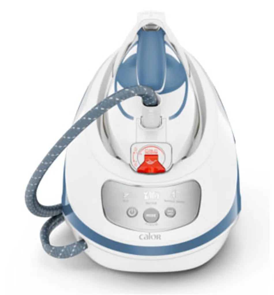Calor SV9202C0, Trocken- & Dampfbügeleisen, Durilium AirGlide Autoclean Soleplate, 1,6 M, 520 G/min, Blau, Weiß, 130 G/min – Bild 2