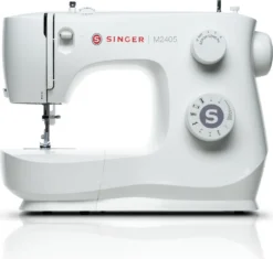 Singer M2405 Nähmaschine 8 Stiche 4-stufiges Knopfloch Metallgehäuse Leicht