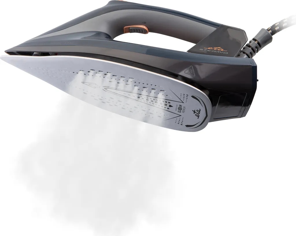 ETA Bügelstation STEAMIO ETA129090000, Mit Dampfgenerator, Eloxium Premium Bügelsohle, Dampfdruck Bis Zu 5,5 Bar, Dampfaustritt Bis Zu 120 G/Min, Wassertank 1,5 L, ANTI CALC, SELF CLEAN, DRIP STOP – Bild 6