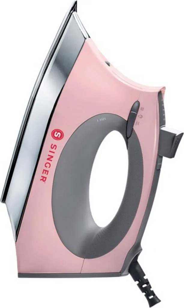 Singer SteamCraft Dampfbügeleisen Pink Anti-Kalk Filter Vertikaler Dampfmodus