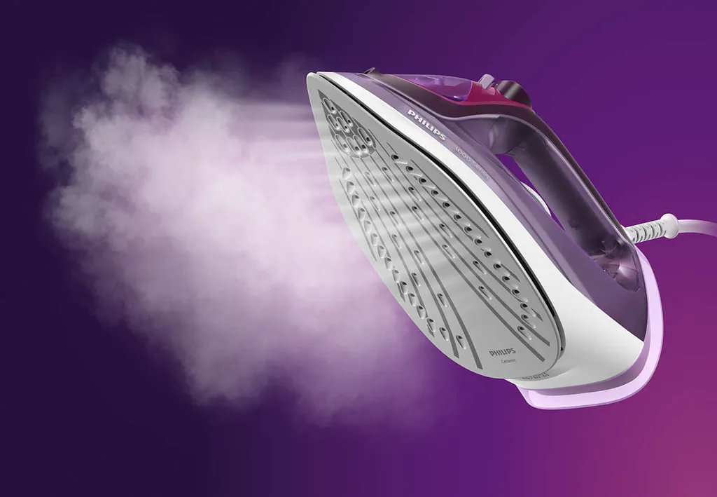 Philips Bügeleisen 3000 Series Mit Keramikbügelsohle, 40 G/min Konstanter Dampf, 2600 W, Violett (DST3041/30) – Bild 5