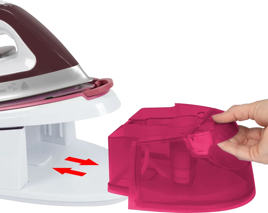 Bomann DBS 6034 CB Dampfbügelstation, Superglide-Keramiksohle, 3,5 Bar Dampfdruck, Elektronisches Anti-Tropf-System, 2300W, Weiß-flieder – Bild 9