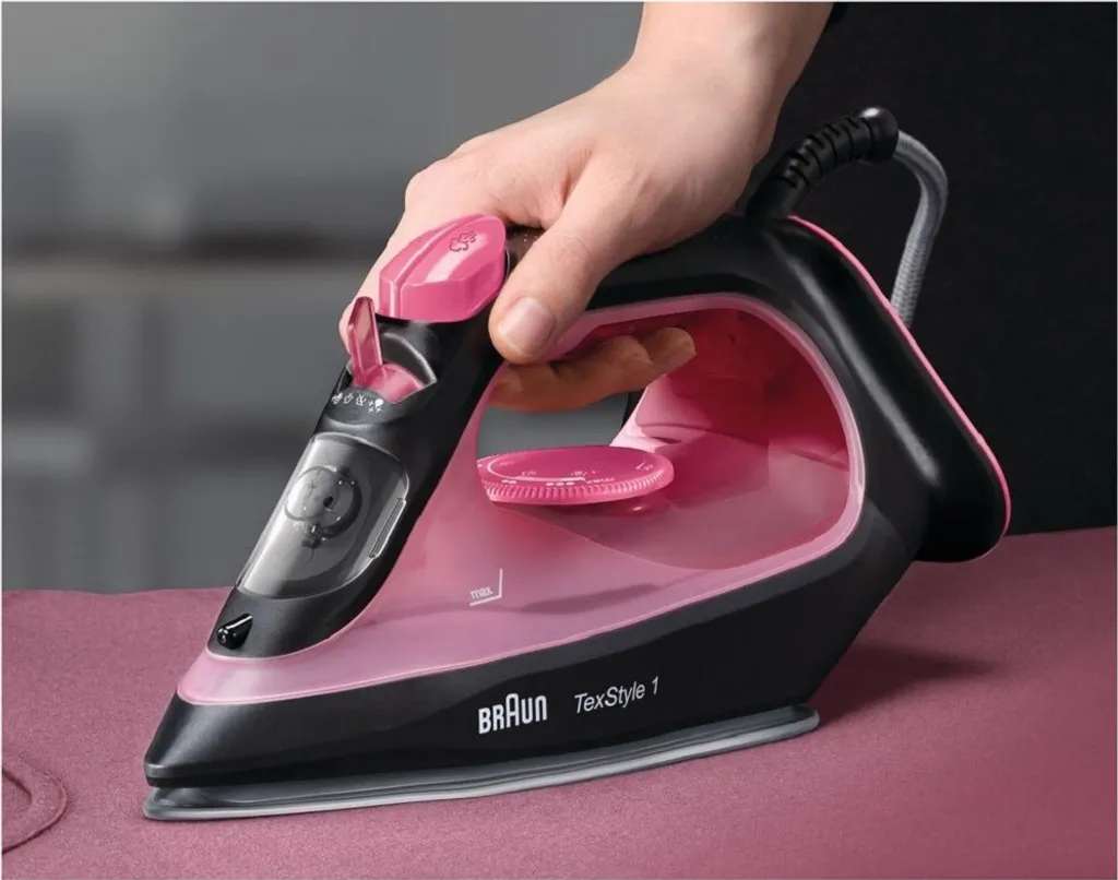 Braun TexStyle 1 Steam Iron SI 1070 - Dampfbügeleisen - Purple/black – Bild 4