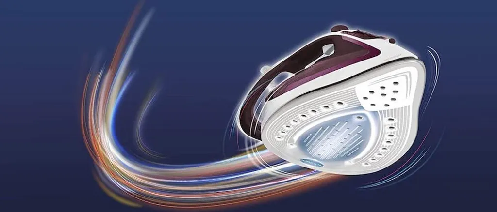 Tefal Dampfbügeleisen Easygliss FV5714 Weiß/beere – Bild 9