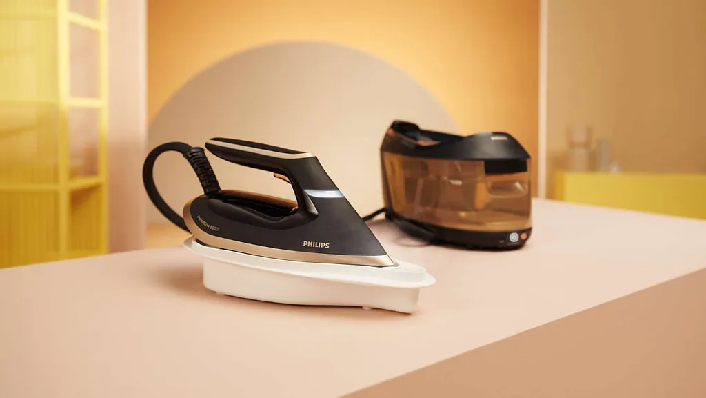 Philips PerfectCare Bügelstation, Keramikbügelsohle, 130 G/min Konstanter. Dampf, 8.0 Bar, 2400 W, Schwarz (PSG6064/80) – Bild 7