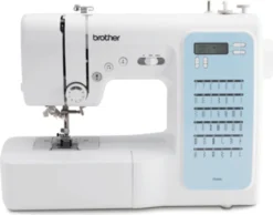 BROTHER FS40s Elektronische Nähmaschine-40 Stiche-Nadelfadensystem-LCD-Display-Auswahltasten-Freier Arm