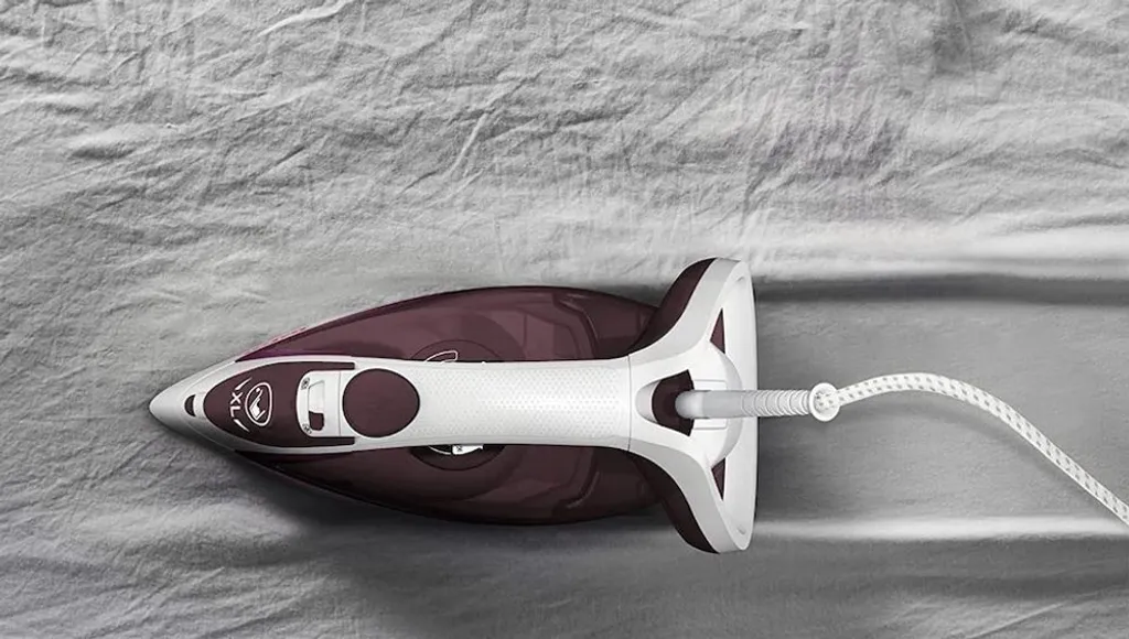 Tefal Dampfbügeleisen Easygliss FV5714 Weiß/beere – Bild 8