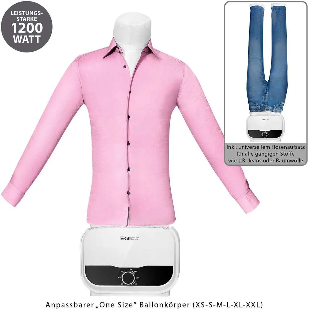 CLATRONIC Hemden-/Blusenbügler HBB 3734 – Bild 6