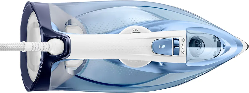 Philips Azur 45g/Min. Konstante Dampfleistung, Dampfbügeleisen, Dampfbügeleisen, SteamGlide-Bügelsohle, 2 M, 180 G/min, Blau, 45 G/min – Bild 2