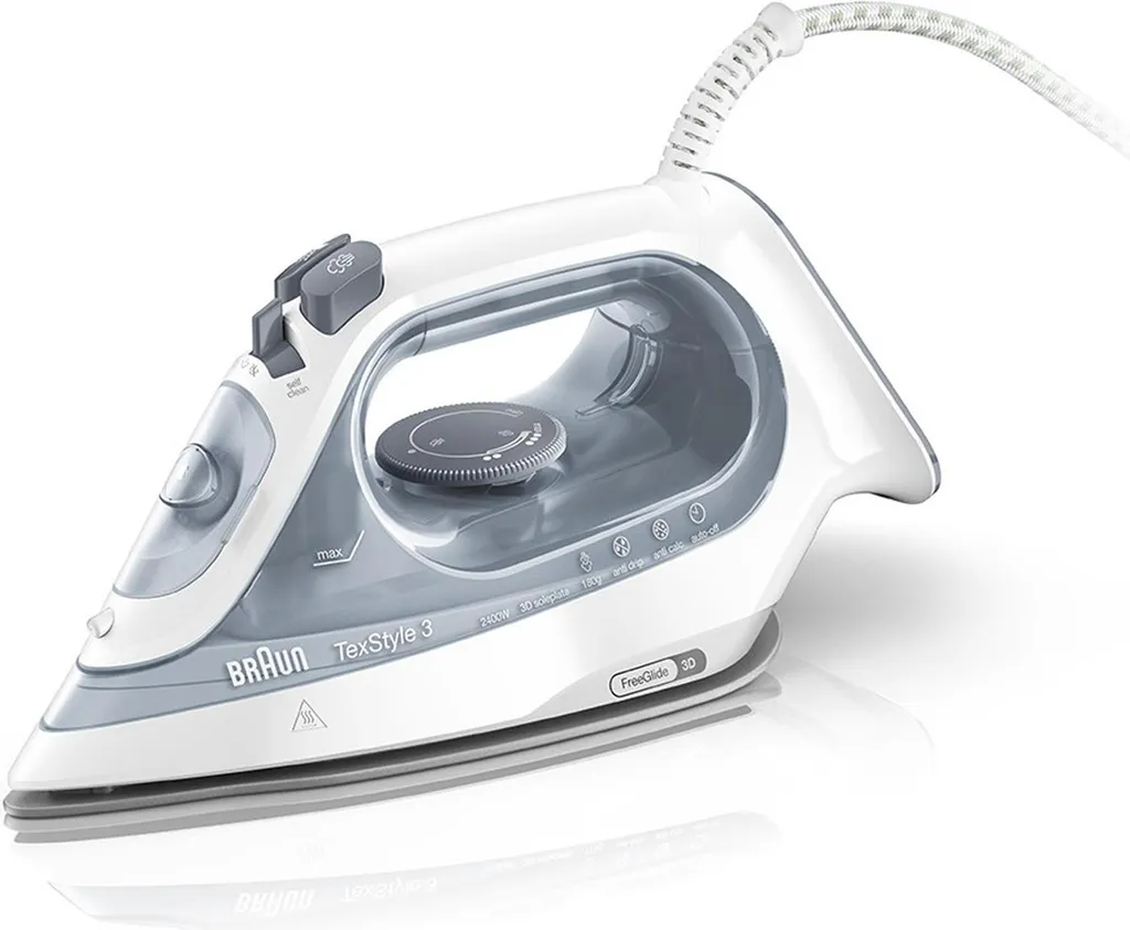 Braun SI 3054 Dampfbügeleisen Keramik-Bügelsohle 2400 W Grau – Bild 4