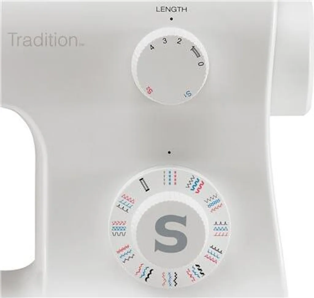 Singer Nähmaschine 2282 Tradition Stichzahl 32, Anzahl Knopflöcher 1, Weiß – Bild 3