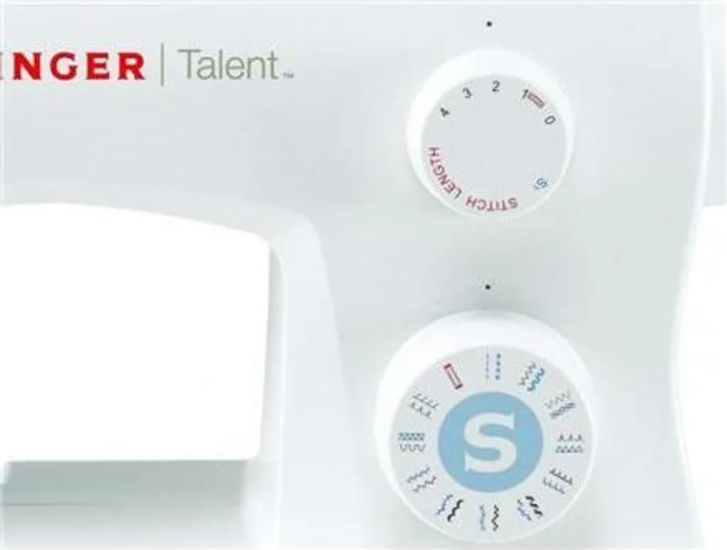 Singer Nähmaschine Talent F 3323 75W Weiß – Bild 5