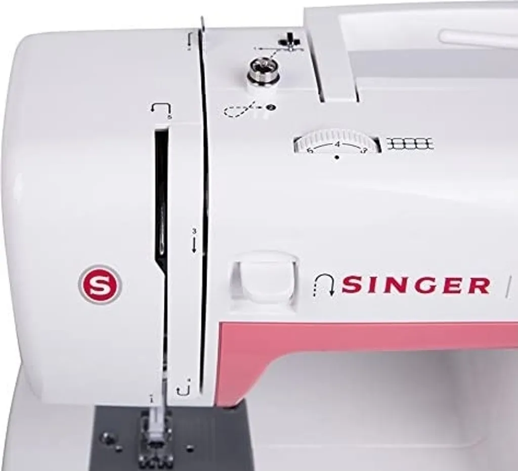 Singer Simple 3210 - Mechanische Nähmaschine, 10 Stiche, 120 V, Farbe White Und Pink – Bild 4