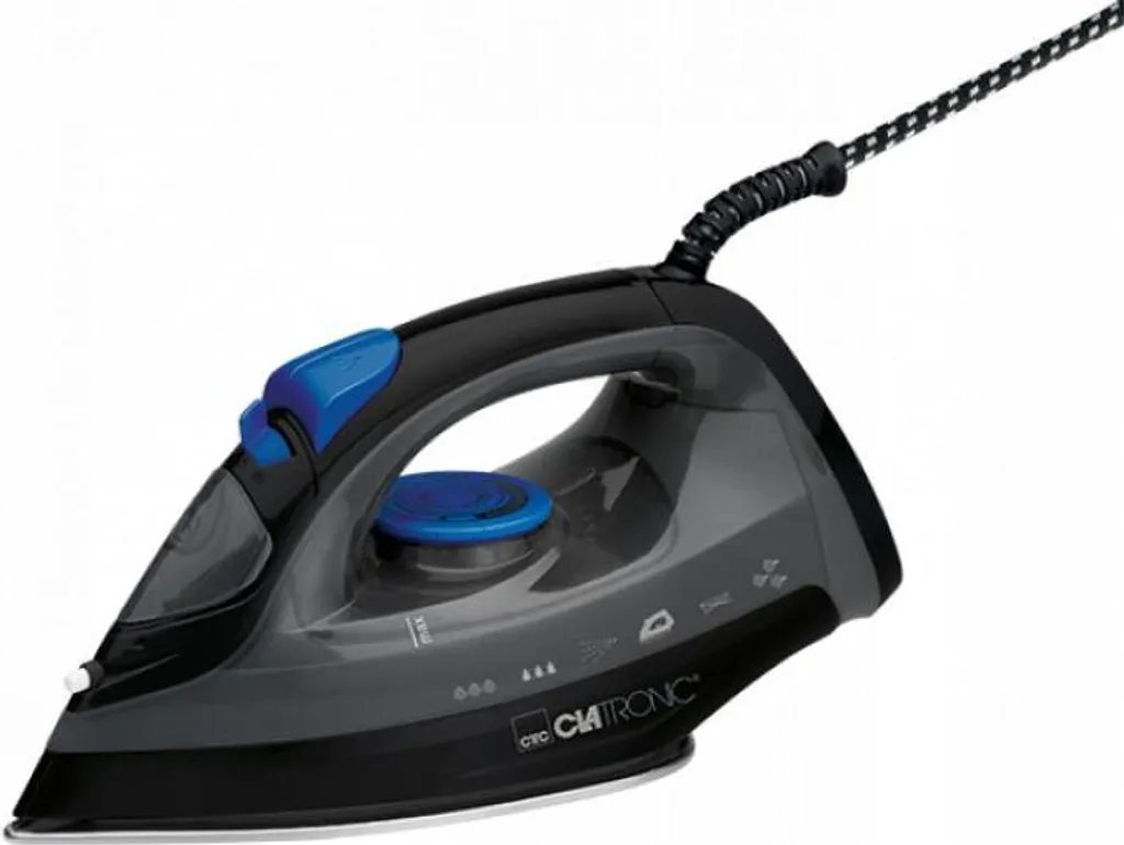Clatronic Dampfbügelautomat 1800W DB 3703 Schwarz-blau – Bild 3