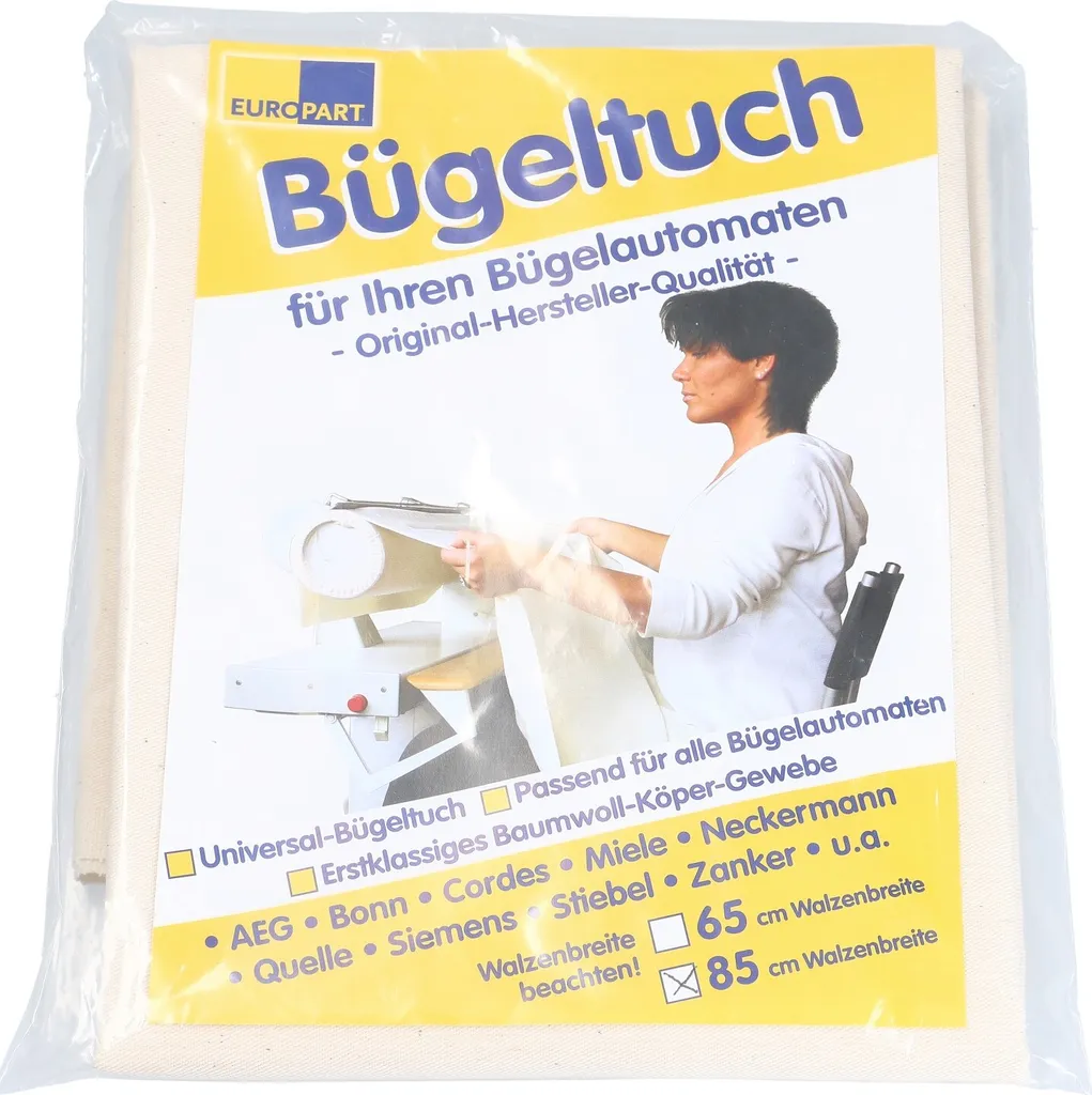 Bügeltuch Universal Bügelautomat 85cm Baumwolle AEG Electrolux 8996470168700 Miele1566620 Bosch Siemens 00450183 – Bild 4
