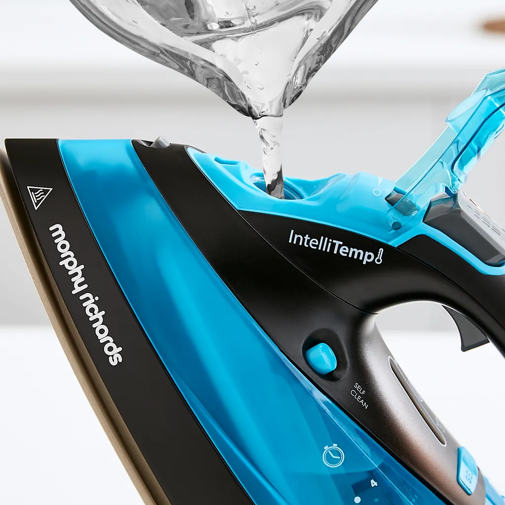 Morphy Richards 303210, Dampfbügeleisen, 3 M, 200 G/min, Schwarz, Blau, 40 G/min, 0,38 L – Bild 5