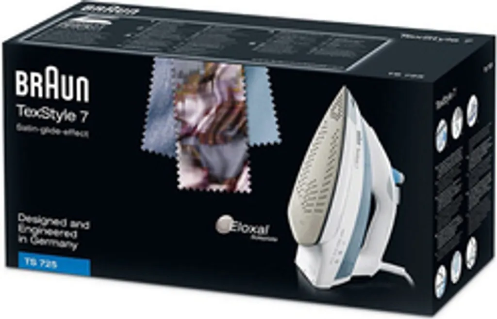 Braun TexStyle 7 TS 725 Dampfbügeleisen 2400 W Blau – Bild 8