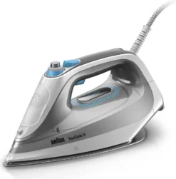 Braun SI 9270 WH TexStyle 9 - Dampfbügeleisen - Weiß/grau