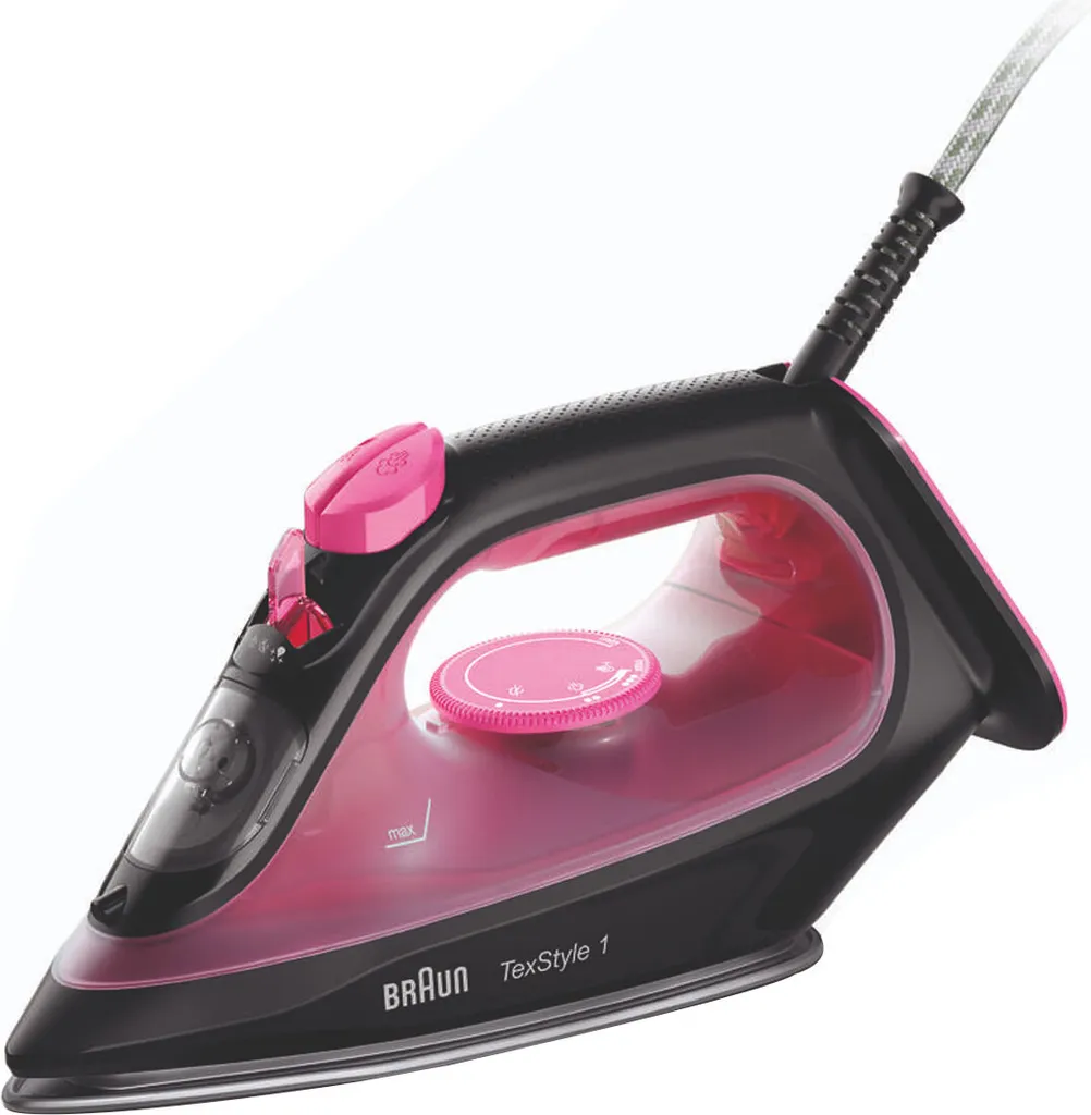 Braun TexStyle 1 Steam Iron SI 1070 - Dampfbügeleisen - Purple/black – Bild 6